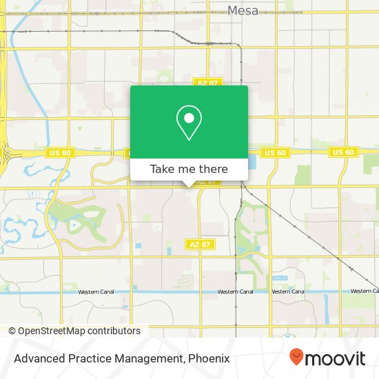 Advanced Practice Management map