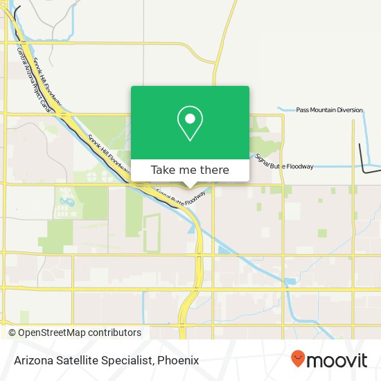 Arizona Satellite Specialist map