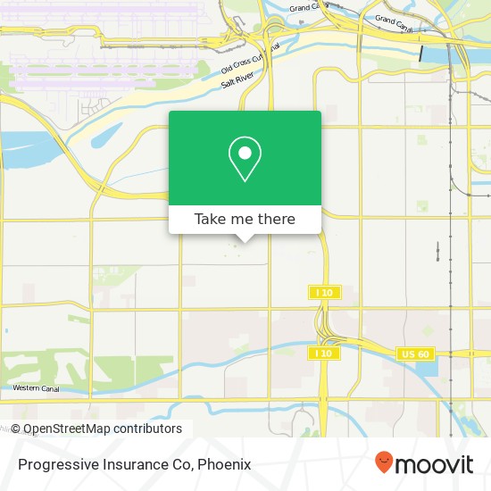 Progressive Insurance Co map