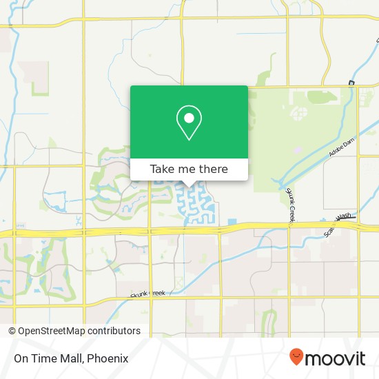 On Time Mall map