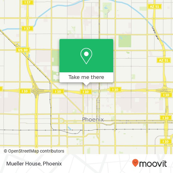 Mueller House map