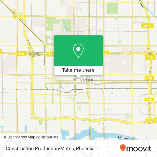 Mapa de Construction Production-Mntnc