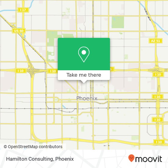 Hamilton Consulting map