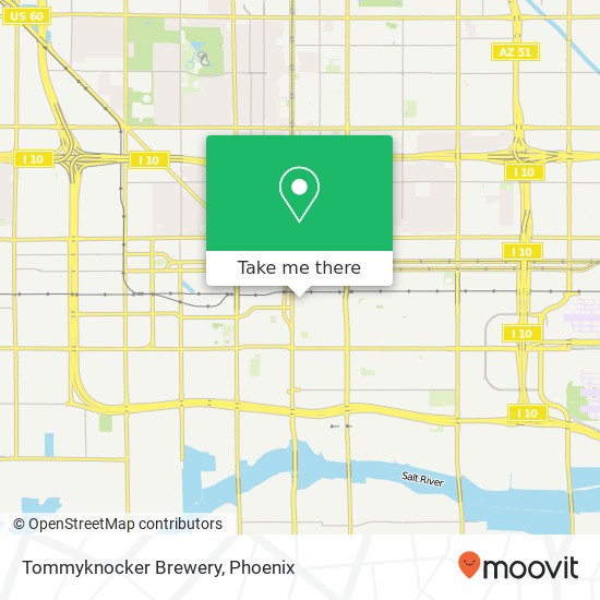 Mapa de Tommyknocker Brewery