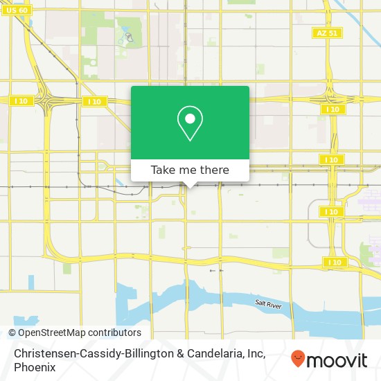 Christensen-Cassidy-Billington & Candelaria, Inc map