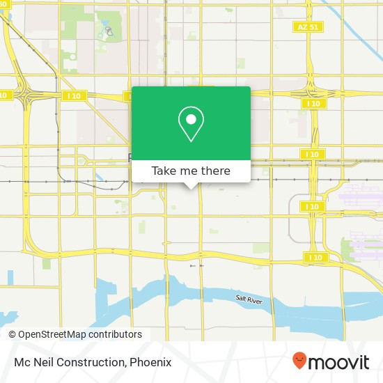 Mapa de Mc Neil Construction