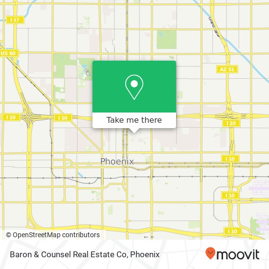 Baron & Counsel Real Estate Co map