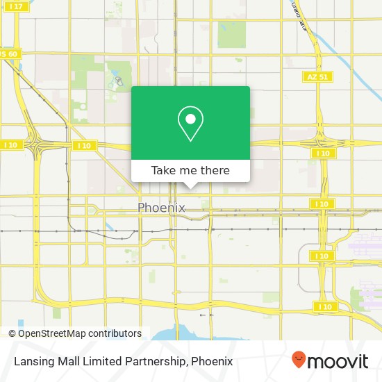 Mapa de Lansing Mall Limited Partnership