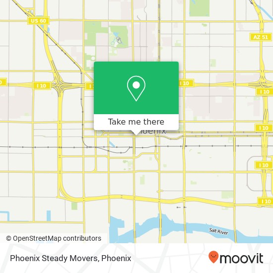 Phoenix Steady Movers map