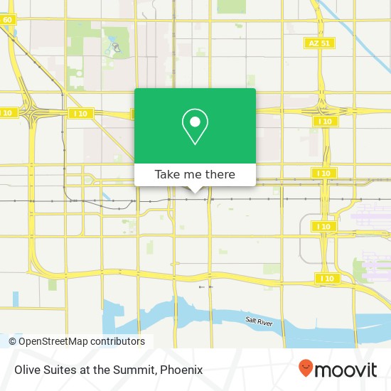 Olive Suites at the Summit map