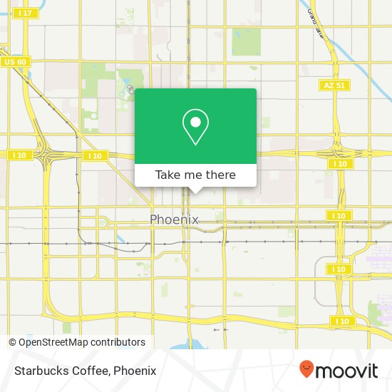 Starbucks Coffee map