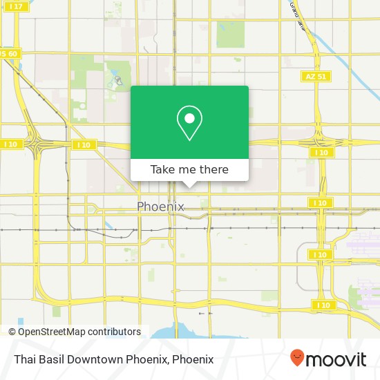 Mapa de Thai Basil Downtown Phoenix