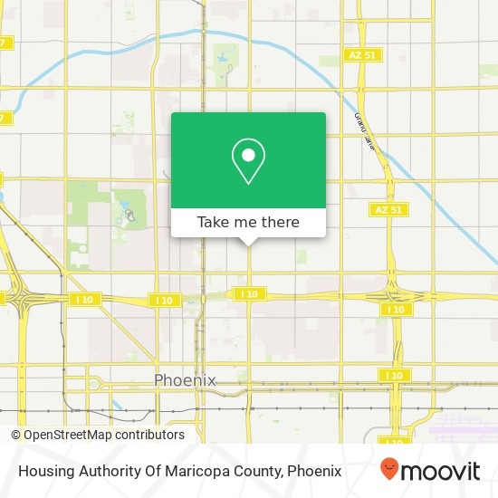 Housing Authority Of Maricopa County map