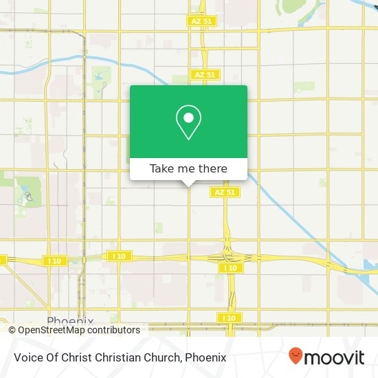 Mapa de Voice Of Christ Christian Church