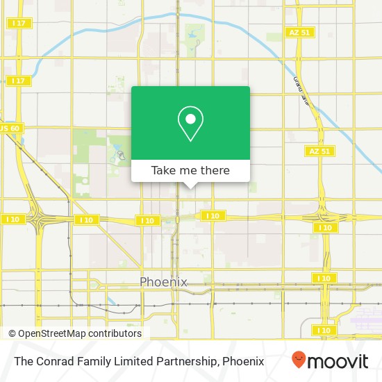 The Conrad Family Limited Partnership map