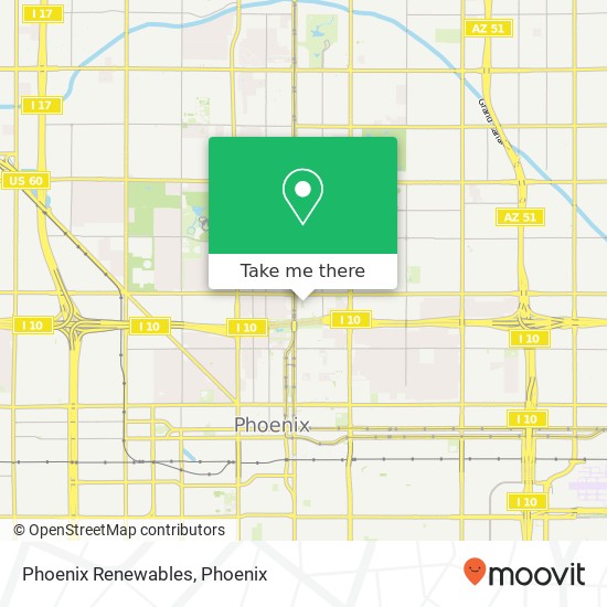 Phoenix Renewables map