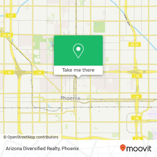 Mapa de Arizona Diversified Realty