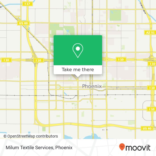 Milum Textile Services map