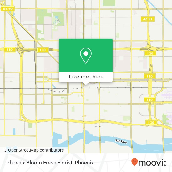 Phoenix Bloom Fresh Florist map