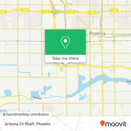 Mapa de Arizona Cv Shaft
