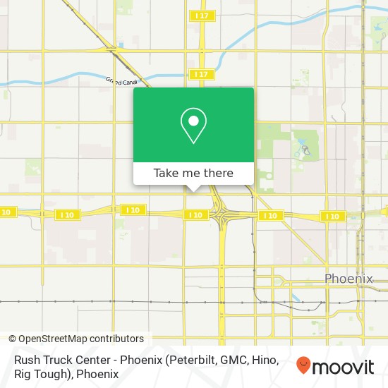 Rush Truck Center - Phoenix (Peterbilt, GMC, Hino, Rig Tough) map