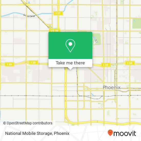 National Mobile Storage map