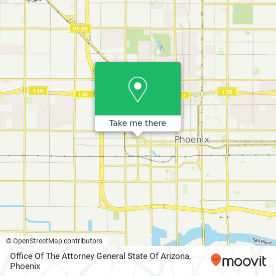 Mapa de Office Of The Attorney General State Of Arizona