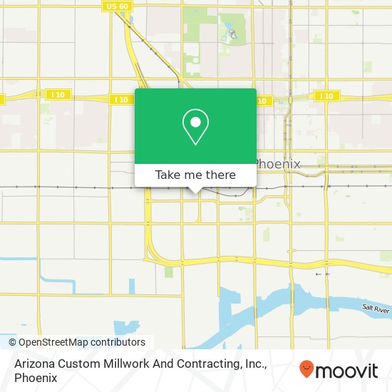 Arizona Custom Millwork And Contracting, Inc. map