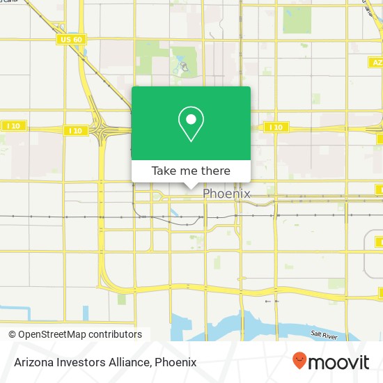 Arizona Investors Alliance map