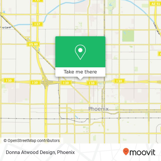 Donna Atwood Design map