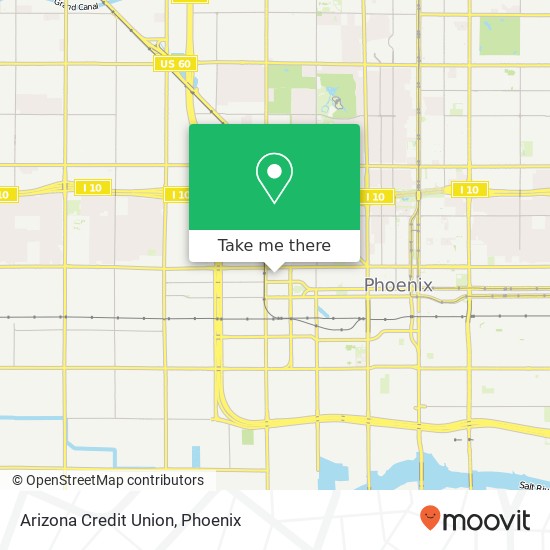 Mapa de Arizona Credit Union