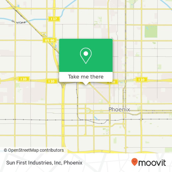 Mapa de Sun First Industries, Inc