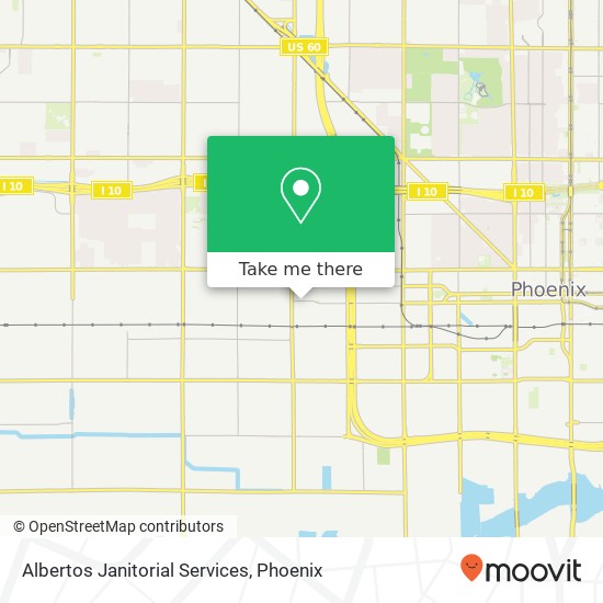 Albertos Janitorial Services map