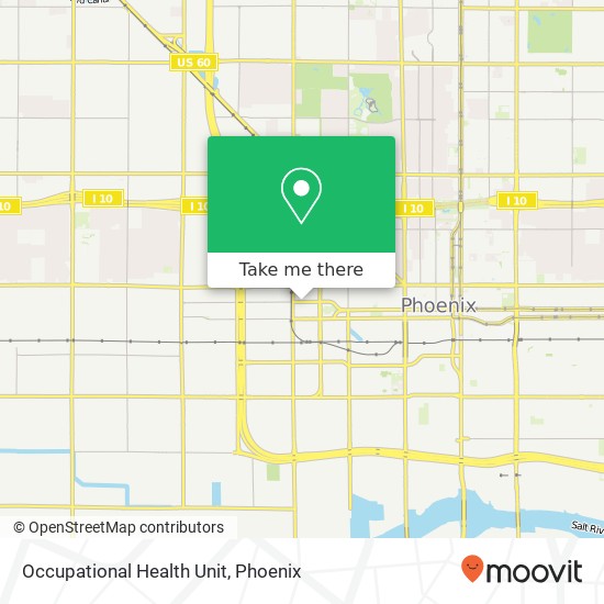 Occupational Health Unit map