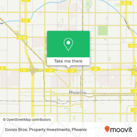 Gonzo Bros. Property Investments map