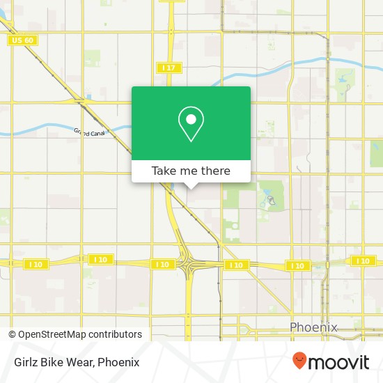 Girlz Bike Wear map