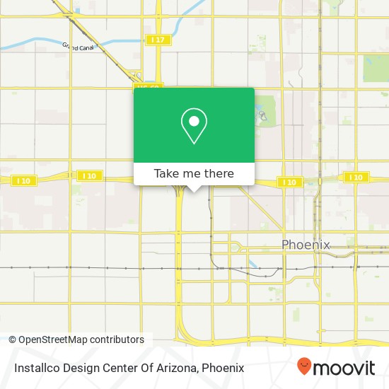 Installco Design Center Of Arizona map