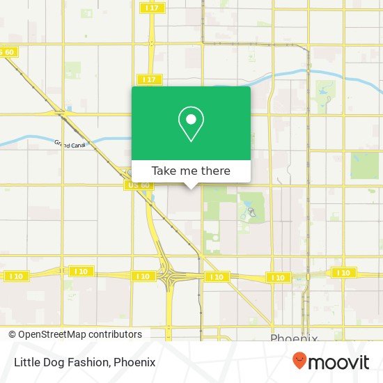 Mapa de Little Dog Fashion