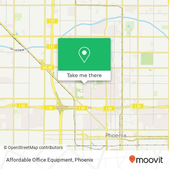 Affordable Office Equipment map