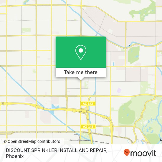 Mapa de DISCOUNT SPRINKLER INSTALL AND REPAIR