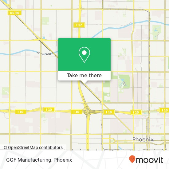 GGF Manufacturing map