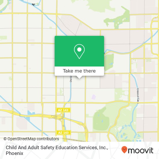 Mapa de Child And Adult Safety Education Services, Inc.