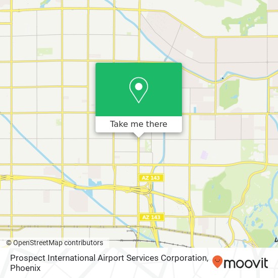 Mapa de Prospect International Airport Services Corporation