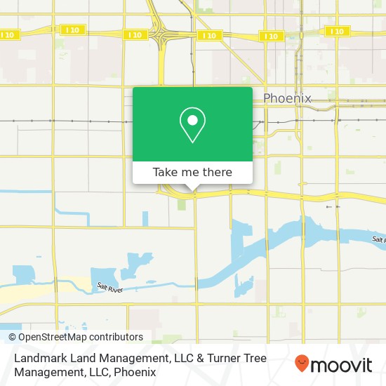 Landmark Land Management, LLC & Turner Tree Management, LLC map