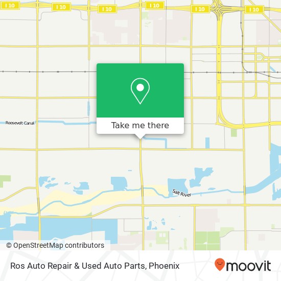 Mapa de Ros Auto Repair & Used Auto Parts