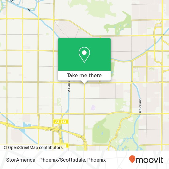 StorAmerica - Phoenix / Scottsdale map