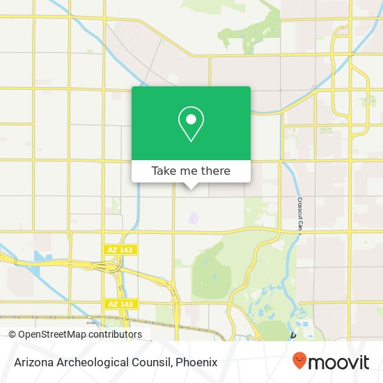 Arizona Archeological Counsil map