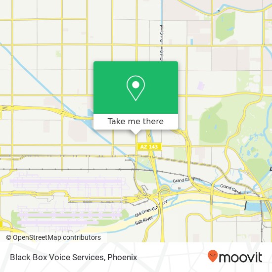 Black Box Voice Services map