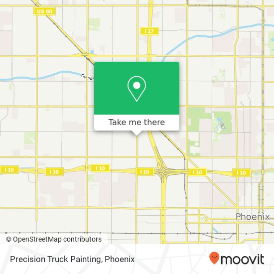 Precision Truck Painting map