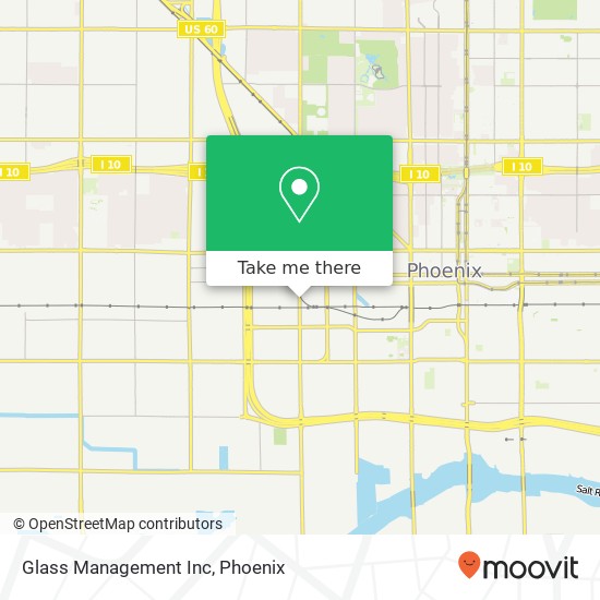 Glass Management Inc map